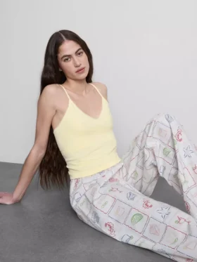 Pointelle pyjama-cami