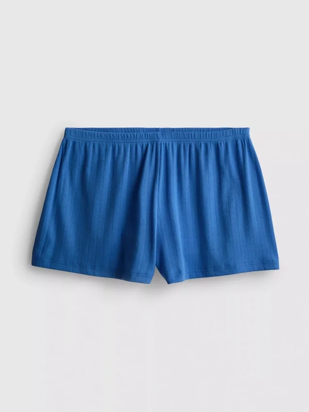 Pointelle pyjama shorts