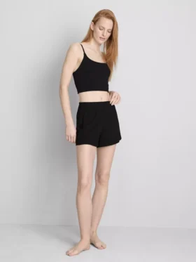 Pointelle pyjama shorts
