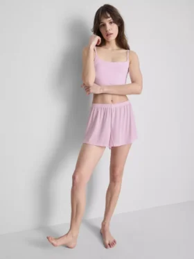 Pointelle pyjama shorts