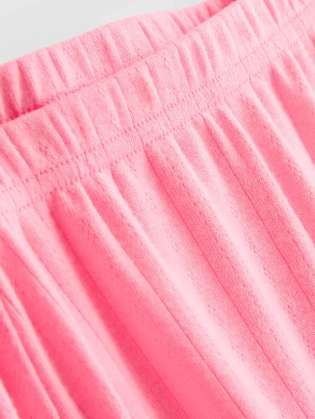 Pointelle pyjama shorts