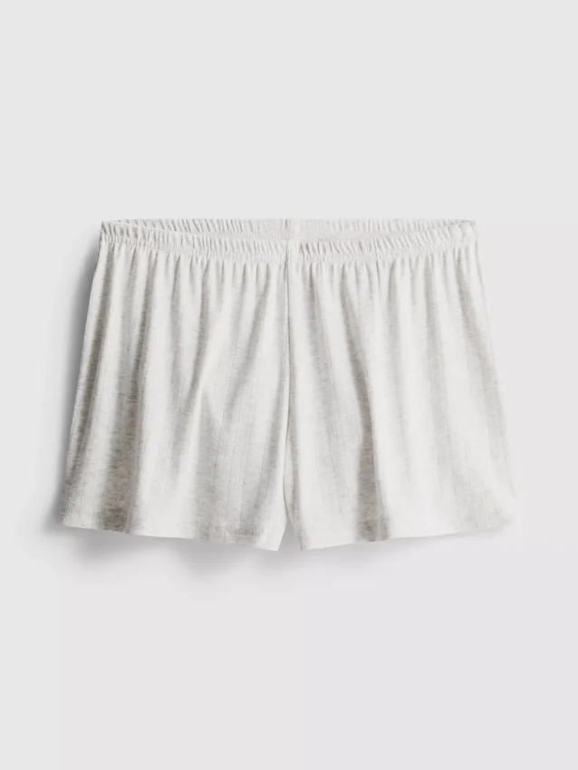Pointelle pyjama shorts