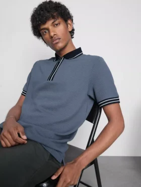 Polo met structuur