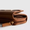 Portemonnee met ritssluiting en metallic details