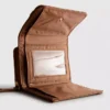 Portemonnee met ritssluiting en metallic details