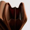 Portemonnee met ritssluiting en metallic details
