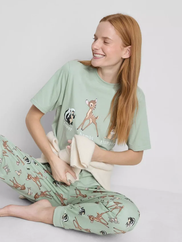 Pyjama's met Bambi-print van Disney