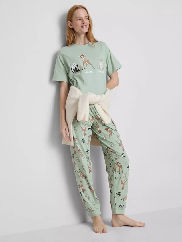 Pyjama's met Bambi-print van Disney