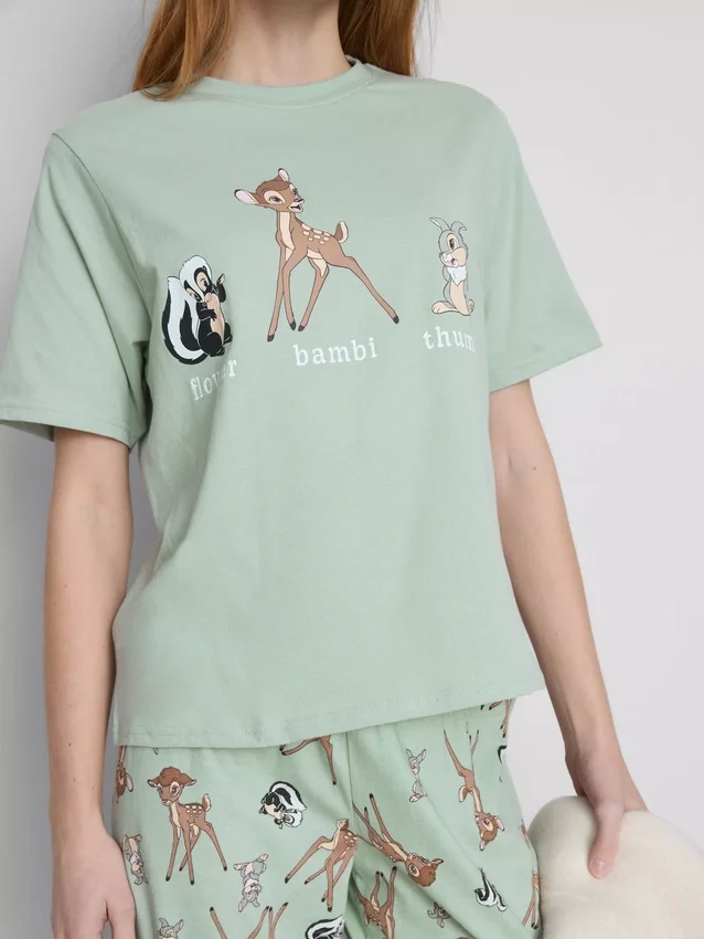 Pyjama's met Bambi-print van Disney