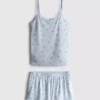 Pyjama's met bedrukt hemdje en Shorts