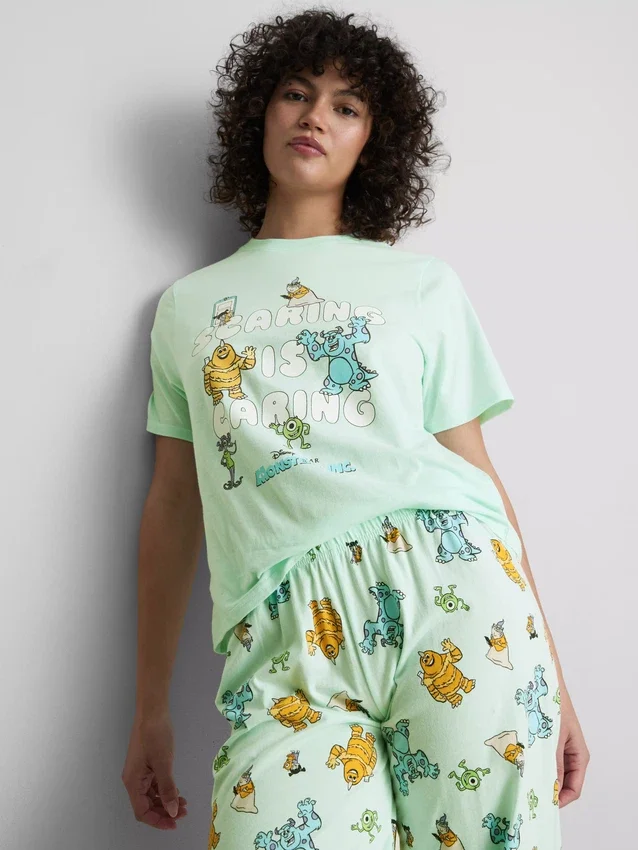 Pyjama's met print van Disney Pixar’s Monsters Inc.