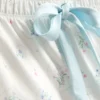 Pyjama's met satijnen strik en print