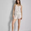 Pyjama-short met bloemenprint