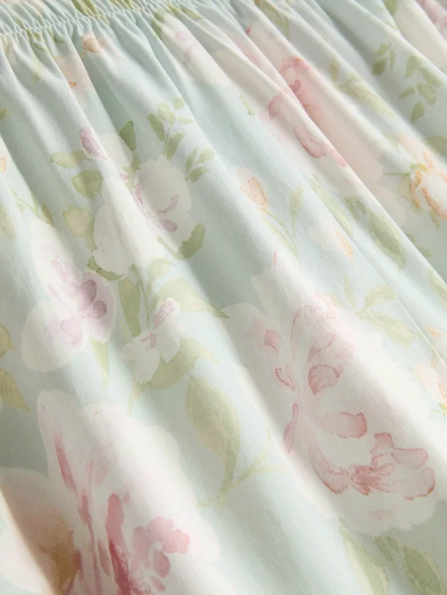 Pyjama-short met bloemenprint