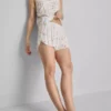 Pyjama-short met bloemenprint