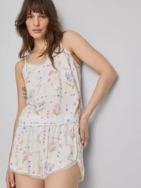 Pyjama-top met bloemenprint