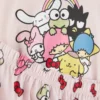 Pyjama-top met Hello Kitty- en vriendenprint