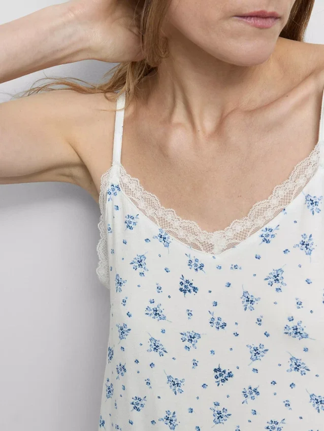 Pyjama-top met hoog modaalgehalte