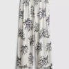 Pyjamabroek met wijde pijpen en koraalprint
