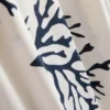 Pyjamabroek met wijde pijpen en koraalprint