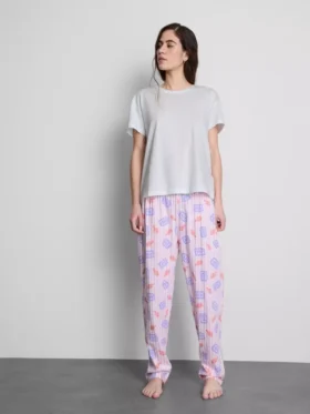 Pyjamaset van bedrukt katoen