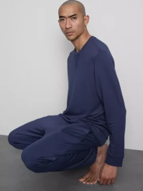 Pyjamashirt met lange mouwen