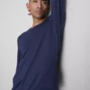 Pyjamashirt met lange mouwen