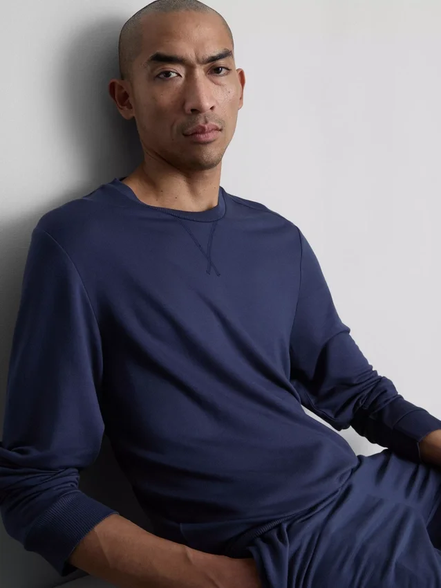 Pyjamashirt met lange mouwen