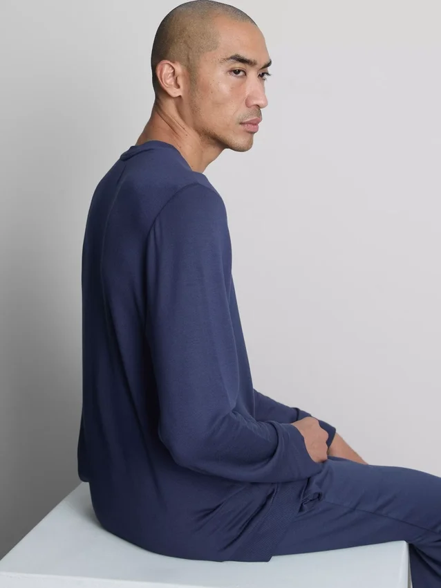 Pyjamashirt met lange mouwen