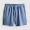 Pyjamashorts met textuur en trekkoord