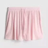 Pyjamashorts met trekkoord en hoog modaalgehalte