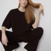Relaxed T-shirt met hoog katoengehalte