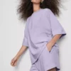 Relaxed T-shirt met hoog katoengehalte