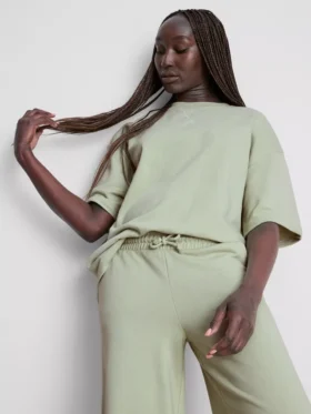 Relaxed T-shirt met hoog katoengehalte