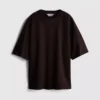 Relaxed T-shirt met hoog katoengehalte