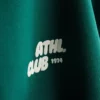 Relaxte hoodie in sportclubstijl