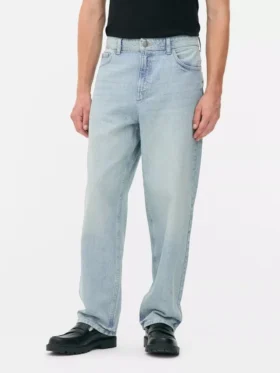 Relaxte jeans met hoge taille