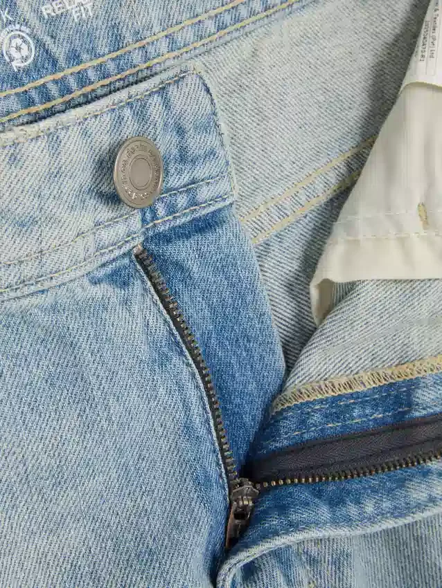Relaxte jeans met hoge taille