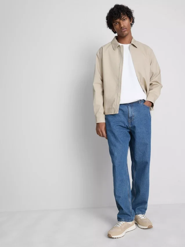 Relaxte jeans met middelhoge taille