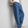 Relaxte jeans met middelhoge taille