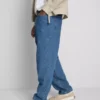 Relaxte jeans met middelhoge taille