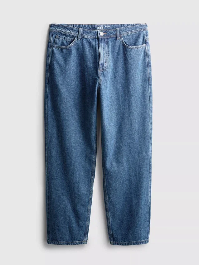 Relaxte jeans met middelhoge taille
