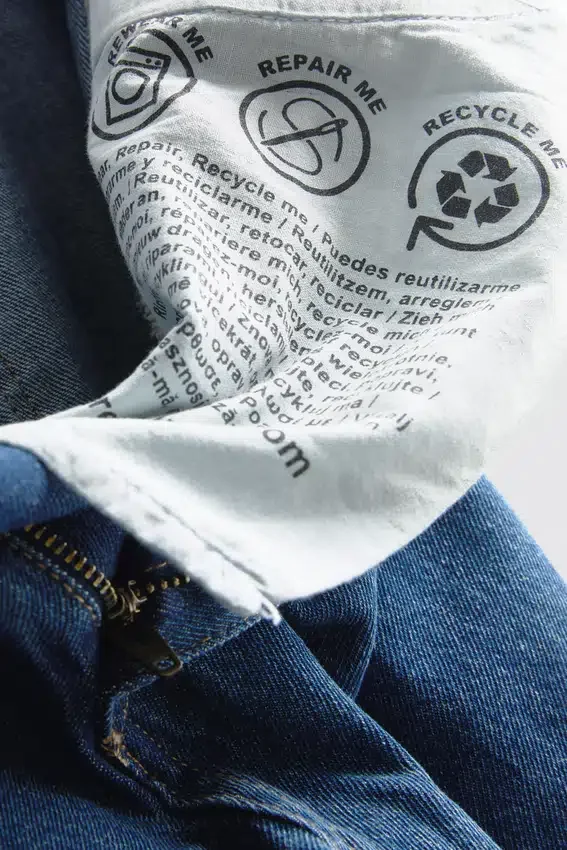 Relaxte jeans met middelhoge taille
