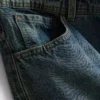 Relaxte jeans met middelhoge taille en rechte pijpen