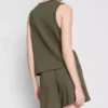 Relaxte short van een modalmix