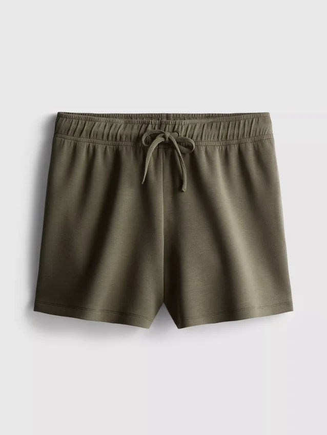 Relaxte short van een modalmix
