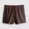 Relaxte short van een modalmix