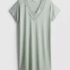 Relaxte slaap-T-shirt met veel modal