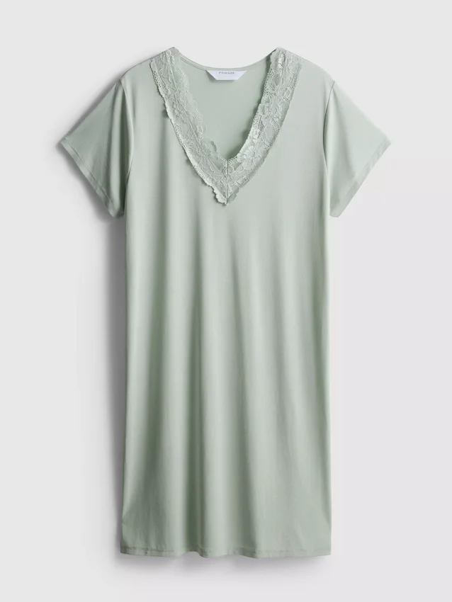 Relaxte slaap-T-shirt met veel modal