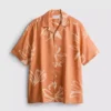 Resort-overhemd met abstracte bloemenprint